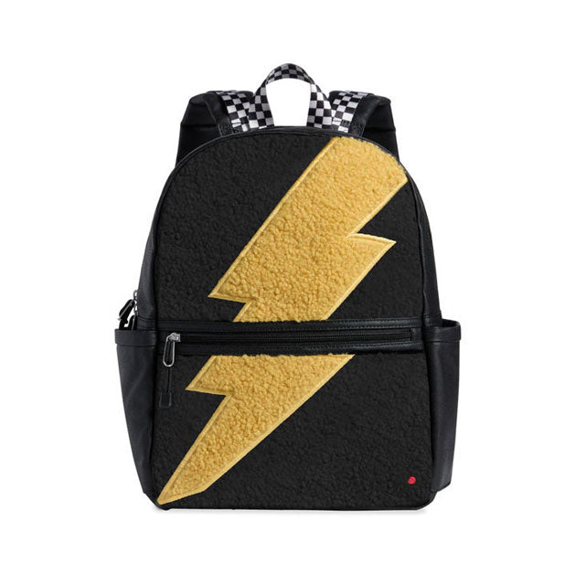 State Bags Black Fuzzy Bolt Kane Backpack