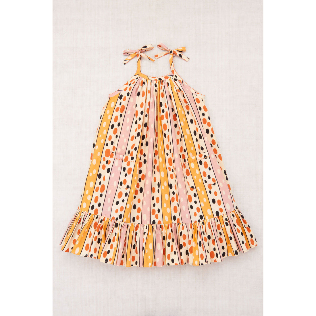 Misha and Puff Frangipani Polka-Stripe Karina Dress