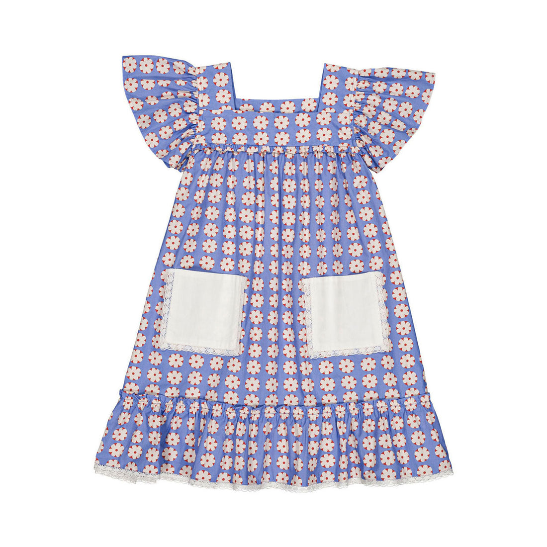 Hello Simone Blue Pomponette Karinette Dress