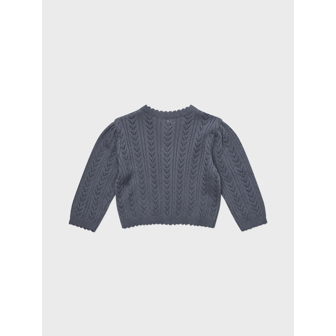 Louisiella Deep Blue Kelsea Knit Baby Cardigan
