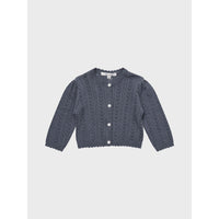 Louisiella Deep Blue Kelsea Knit Baby Cardigan