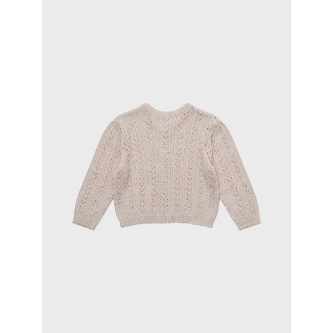 Louisiella Light Pink Kelsea Knit Baby Cardigan