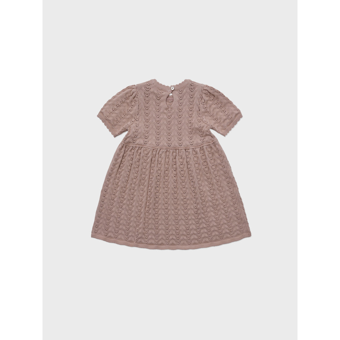 Louisiella Pink Delaney Knit Baby Dress