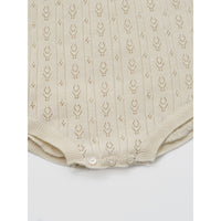 Louisiella Ecru Anneth Knit Baby Romper