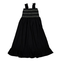 L by Ladida Black Smocked Maxi Jumper
