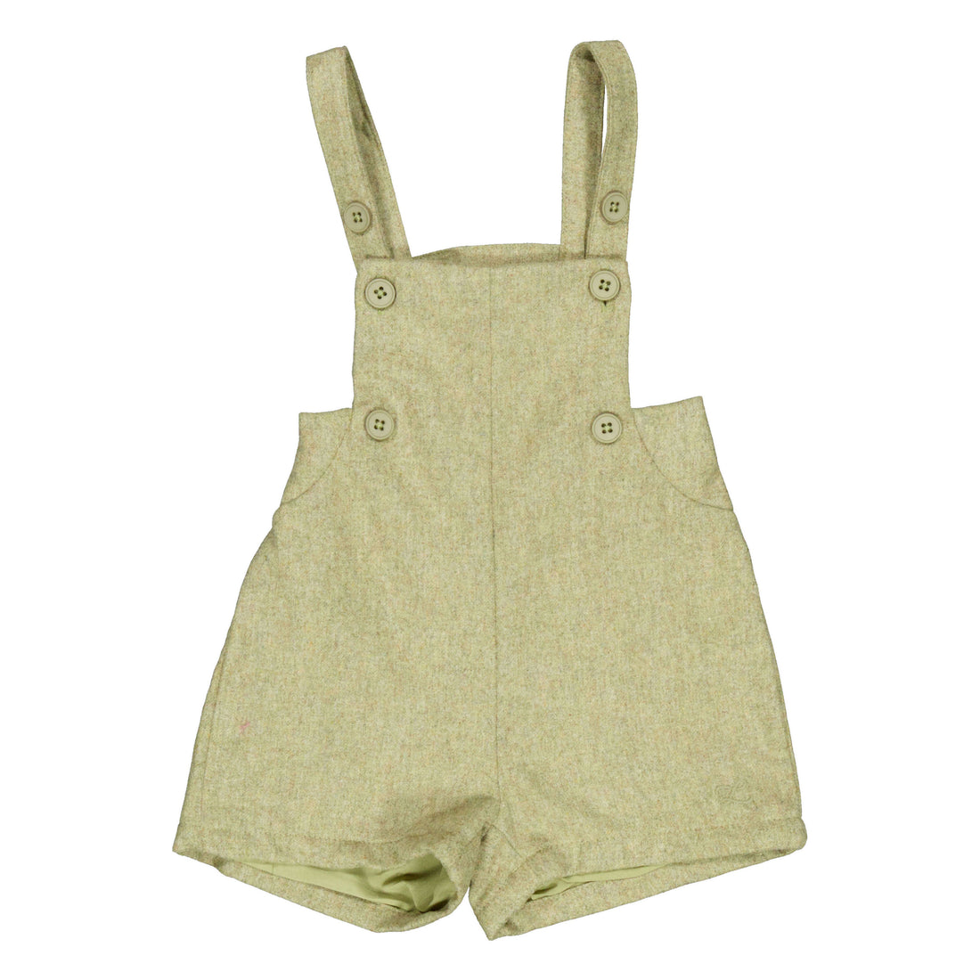 L by Ladida Silken Moss Wool Short Overall