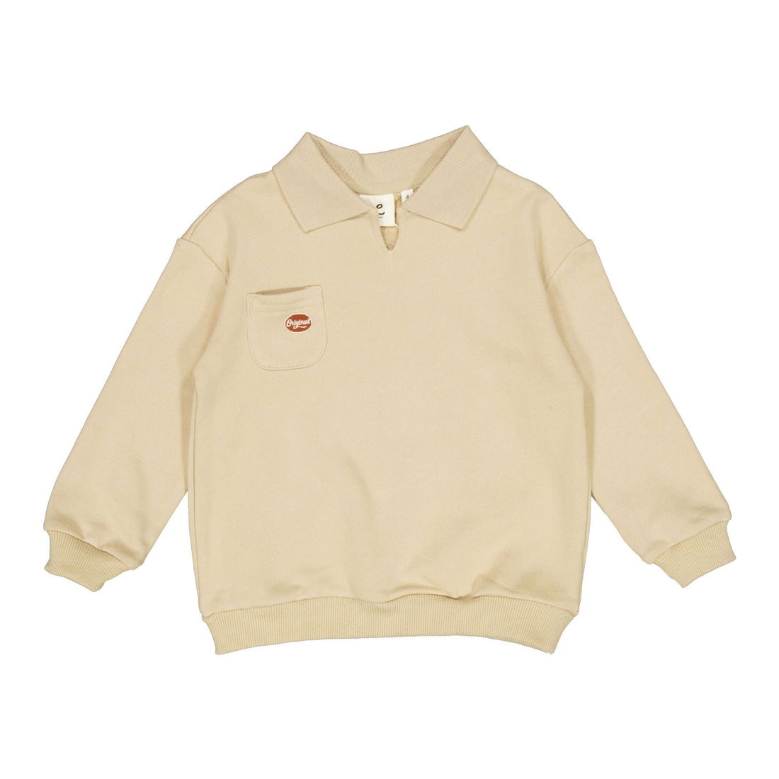 L by Ladida Cream Collar Sweatshirt