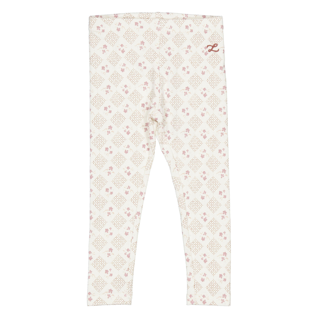 L by Ladida Cream Floral Trellis Legging
