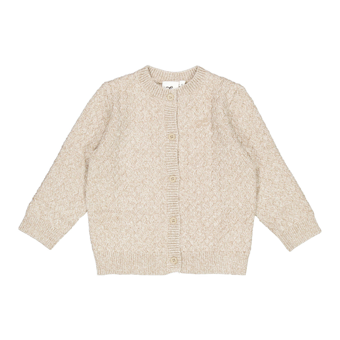 L by Ladida Sand Woven Knit Cardigan