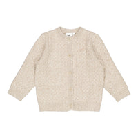 L by Ladida Sand Woven Knit Cardigan