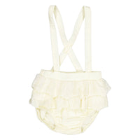 L by Ladida Cream Eyelet Trim Bloomer