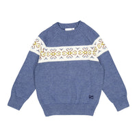 L by Ladida Slate Jacquard Sweater