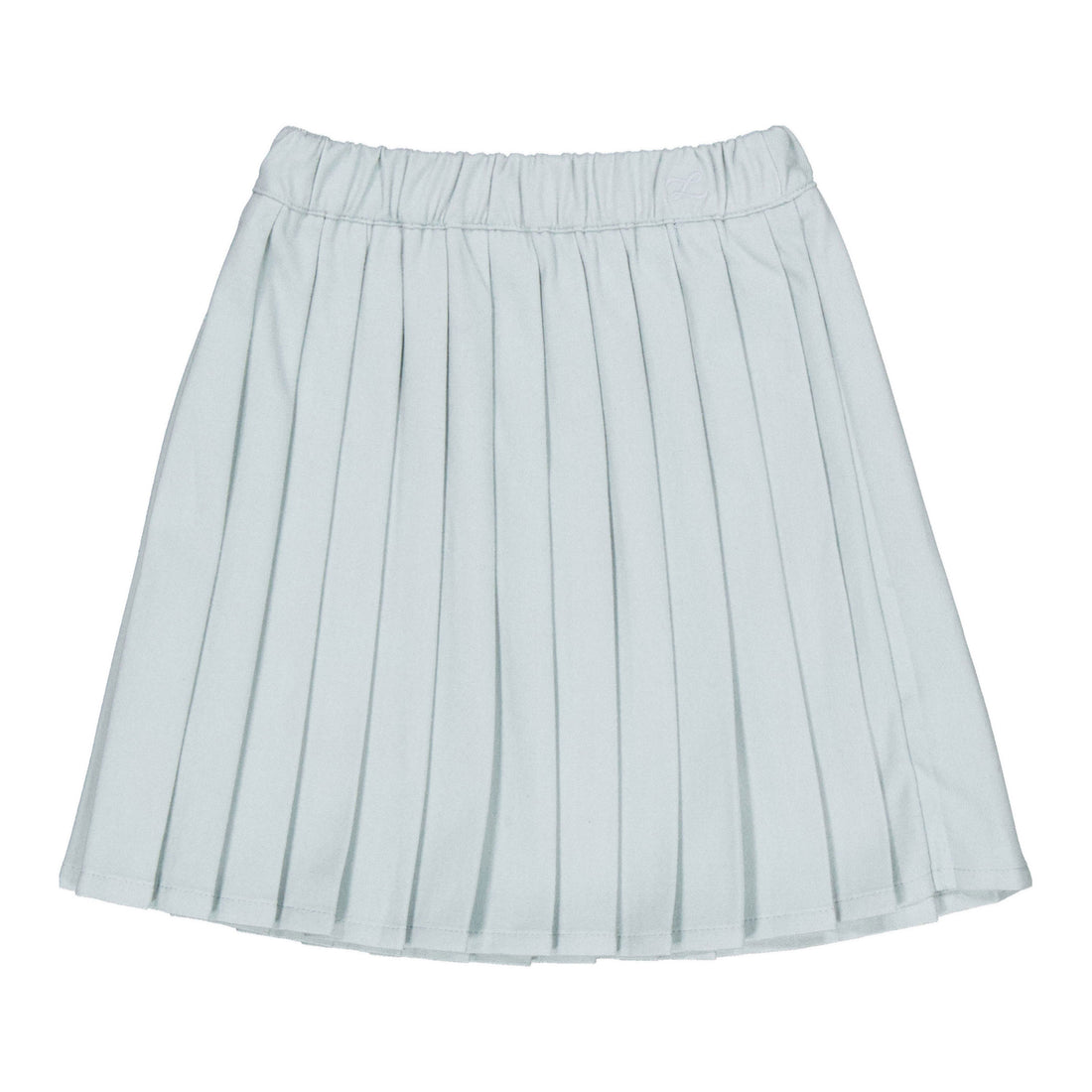 L by Ladida Blue Wool Pleated Skirt