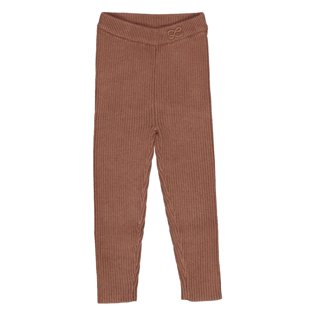 L by Ladida Brown Knit Leggings