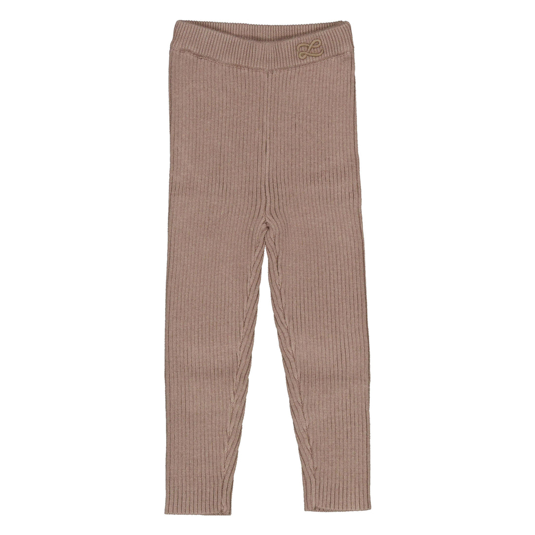 L by Ladida Taupe Knit Leggings