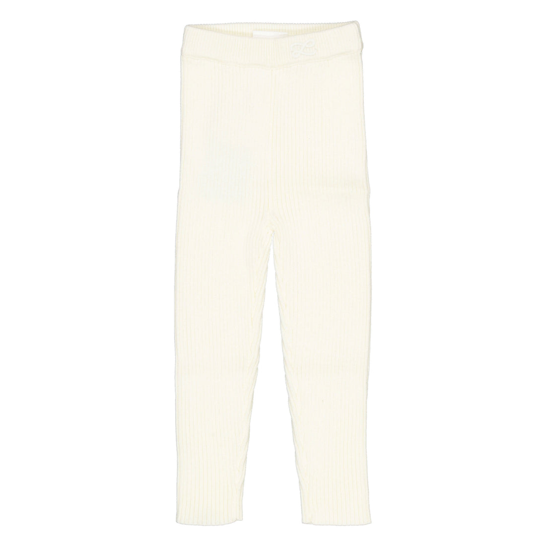 L by Ladida Cream Knit Leggings
