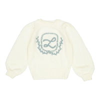 L by Ladida Cream L Emblem Sweater