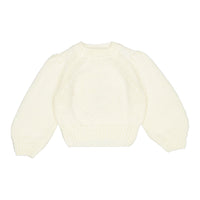L by Ladida Cream L Emblem Sweater