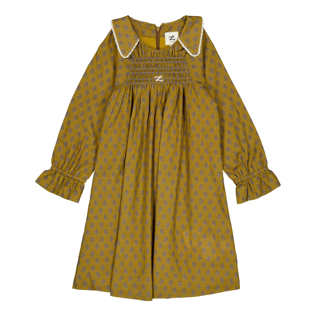 L by Ladida Heritage Floral Smocked Dress