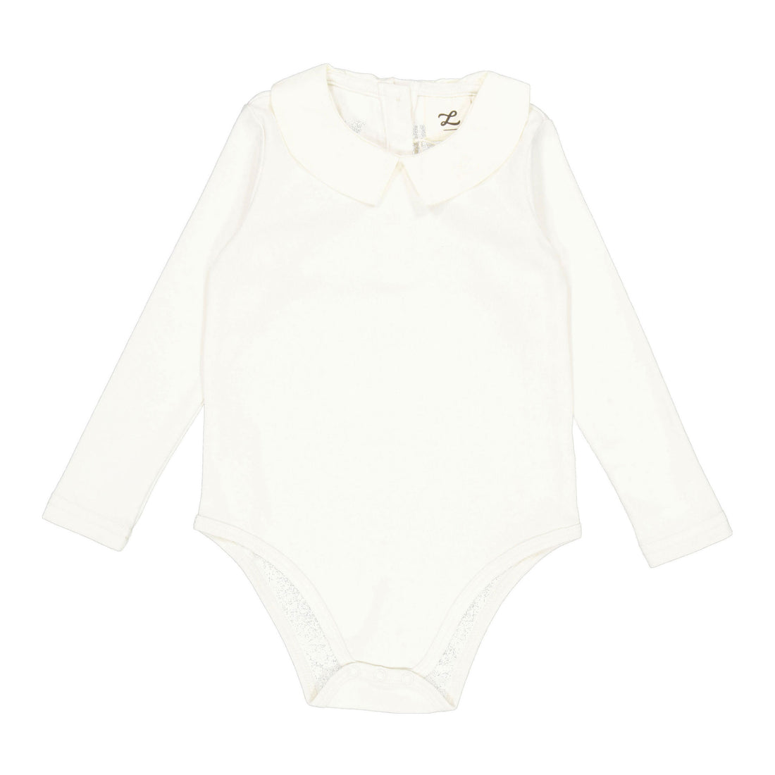 L by Ladida Cream Collared Onesie