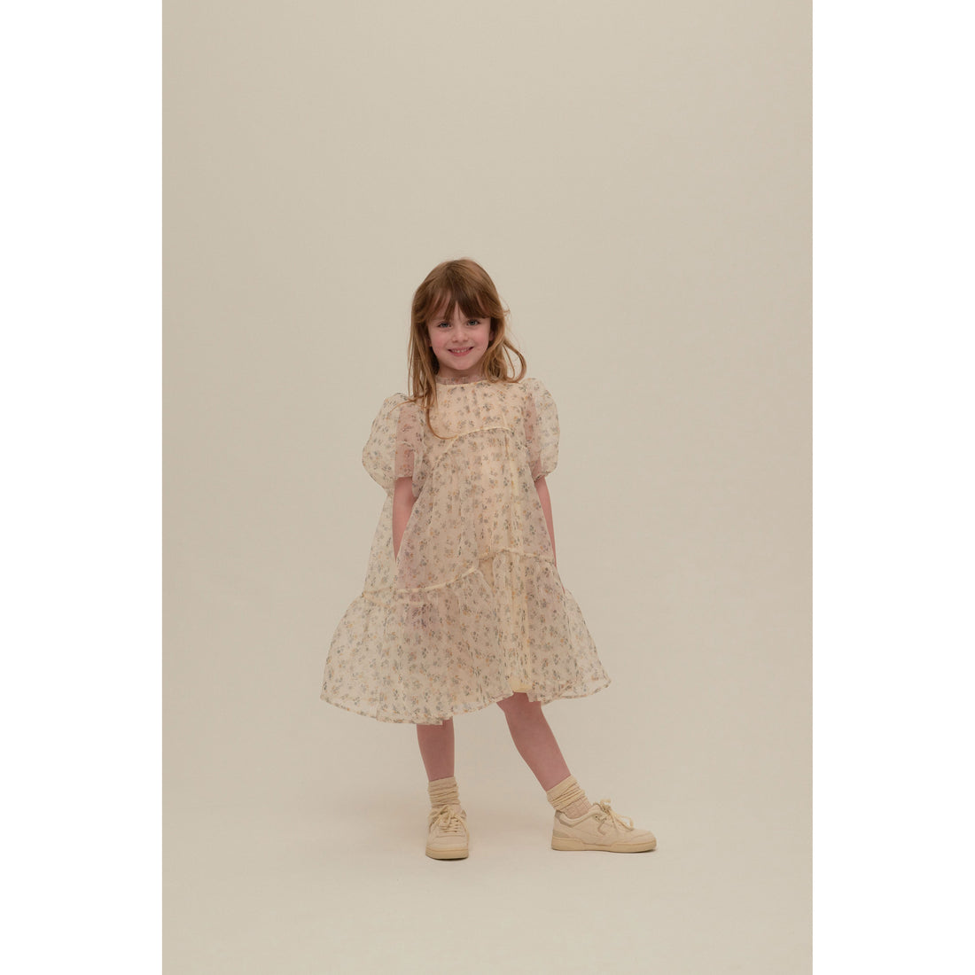 Cera Una Volta Blue Flower Paola Dress