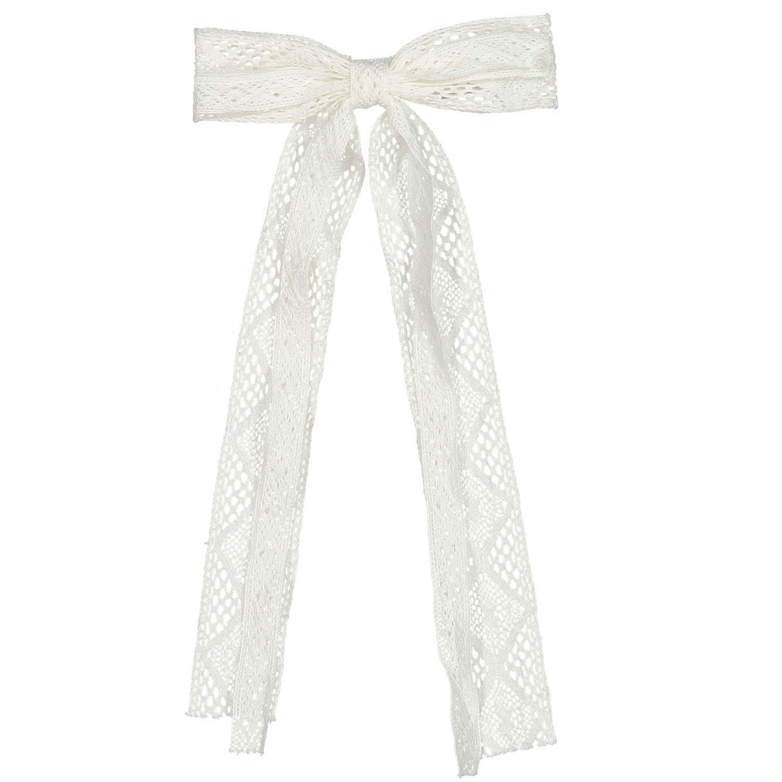 Knot Hairbands White Lace Ribbon Bow