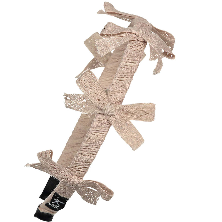 Knot Hairbands Blush Lace Ribbon Headband