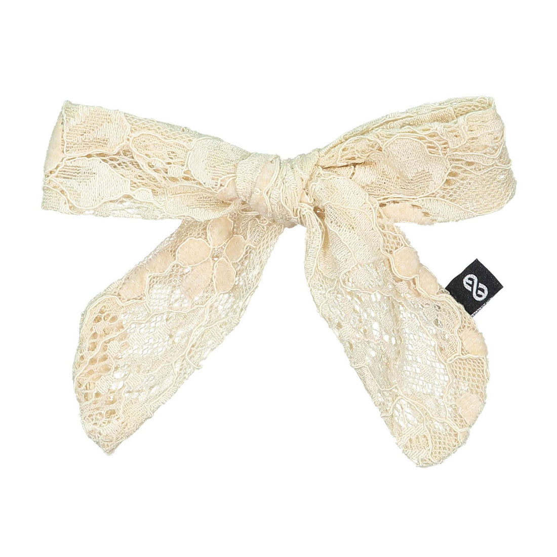 Knot Hairbands  Cream Lace Petite Bow