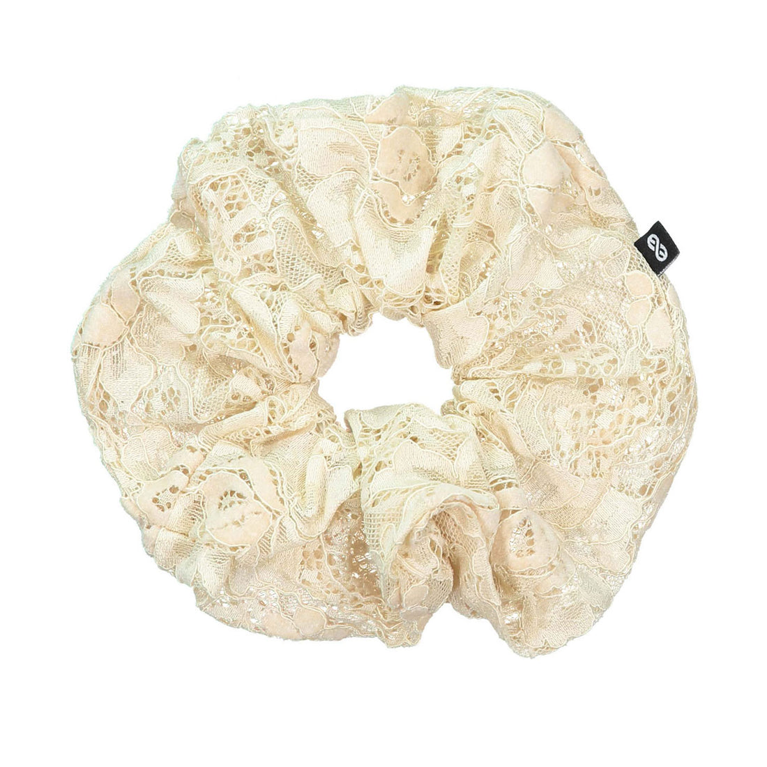 Knot Hairbands  Cream Lace Scrunchie