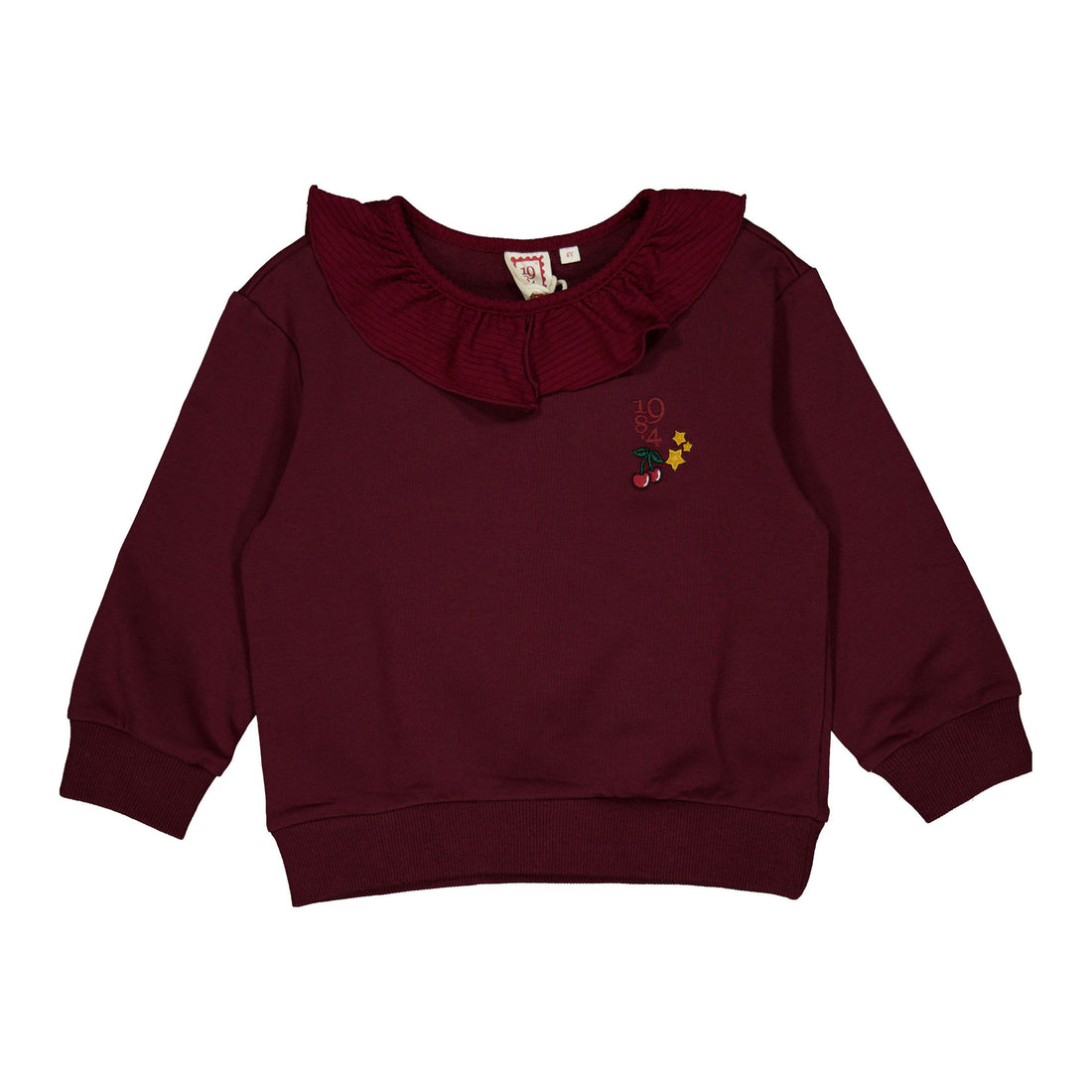 1984 Patchwork Collared Sweatshirt