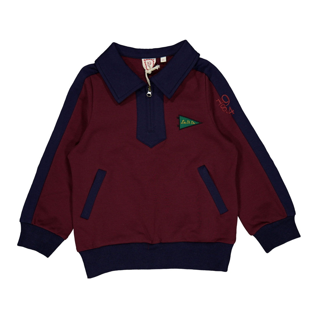 1984 Patchwork Half Zip Sweatshirt