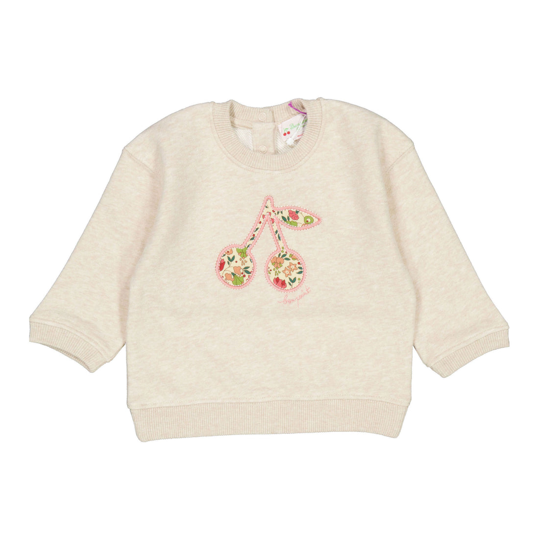 Bonpoint  Beige Dahlia Sweatshirt