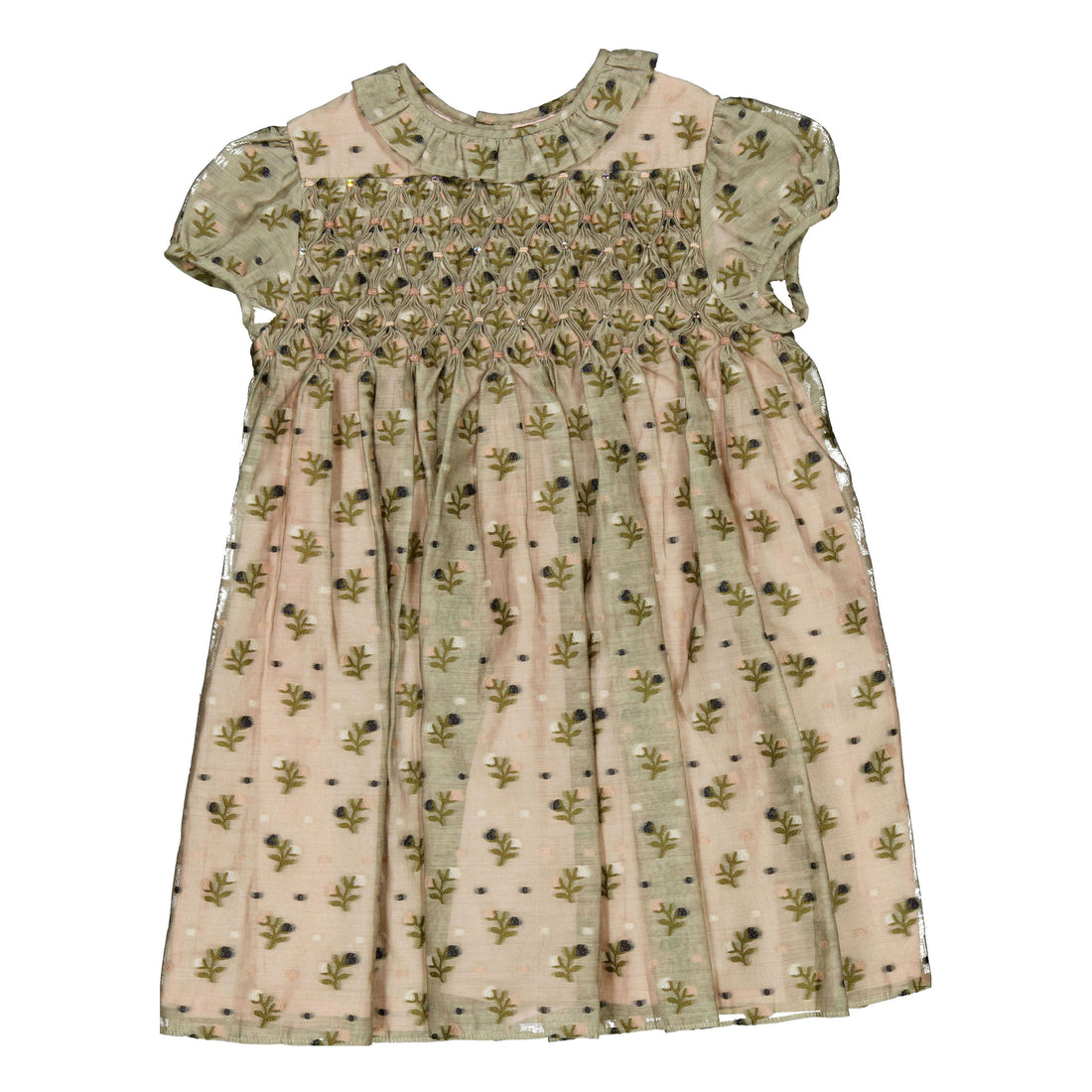 Bonpoint  Greenish Bronze Aurelie Dress