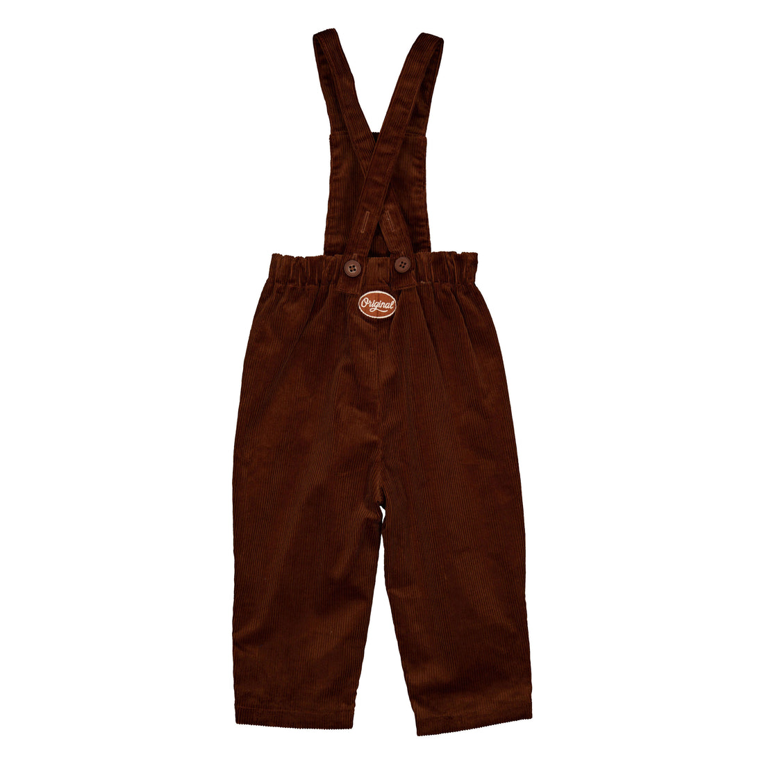 L by Ladida Brown Corduroy Overalls