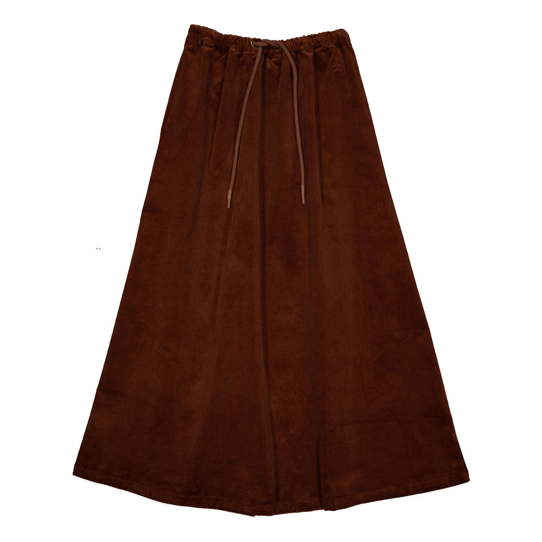 L by Ladida Brown Corduroy Maxi Skirt