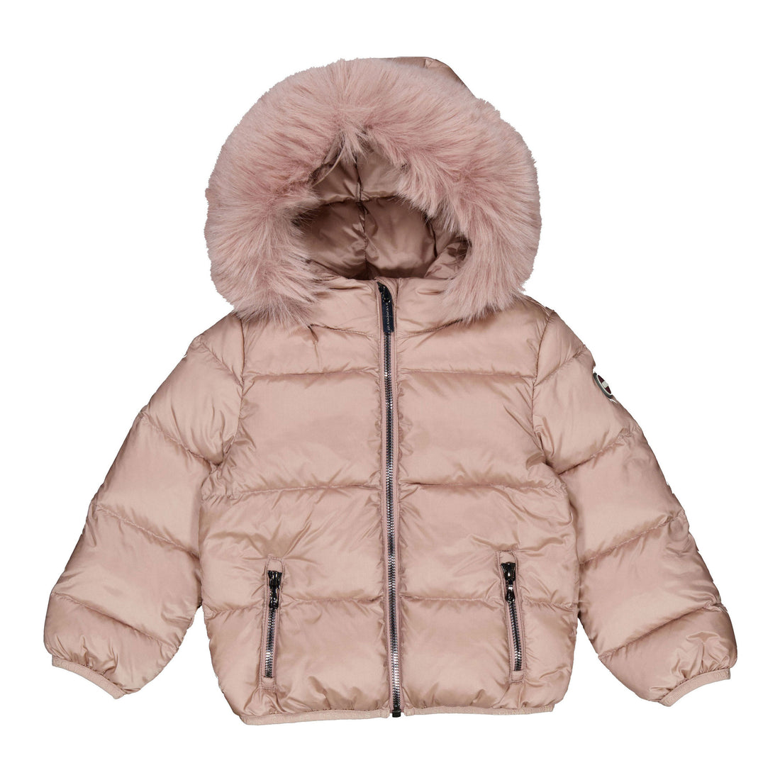 Colmar Rose Faux Fur Hooded Baby Jacket