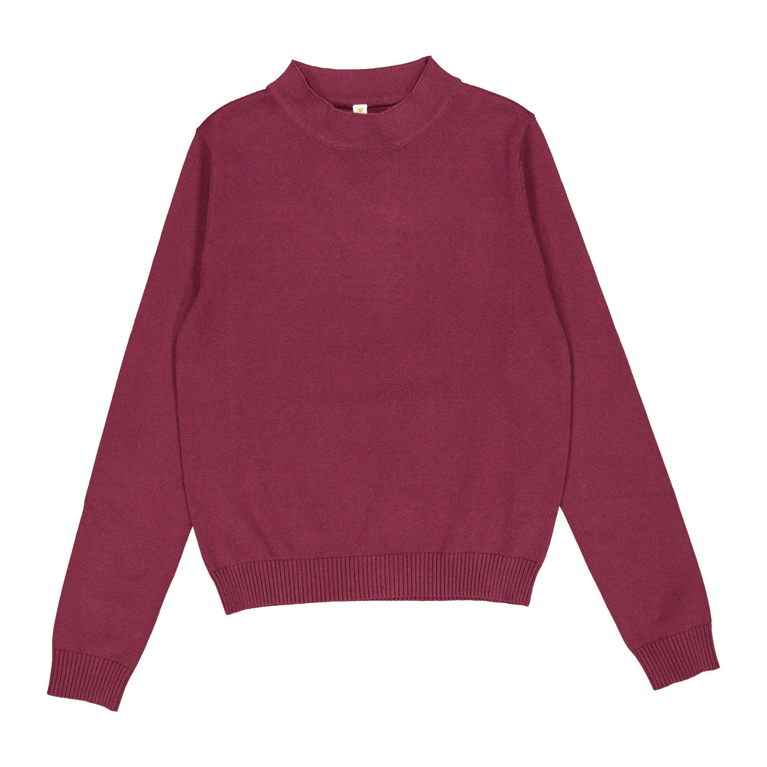 Ava and Lu Wine Turtleneck Sweater