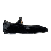 Papanatas  Black Velvet Mary Janes
