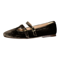 Papanatas  Deep Brown Double T-Strap Mary Jane