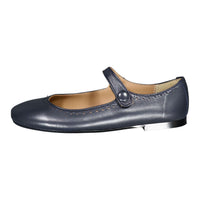 Papanatas  Navy Blue Eyelet Mary Jane