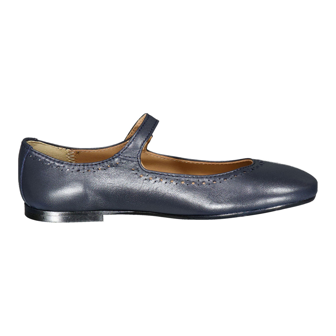Papanatas  Navy Blue Eyelet Mary Jane