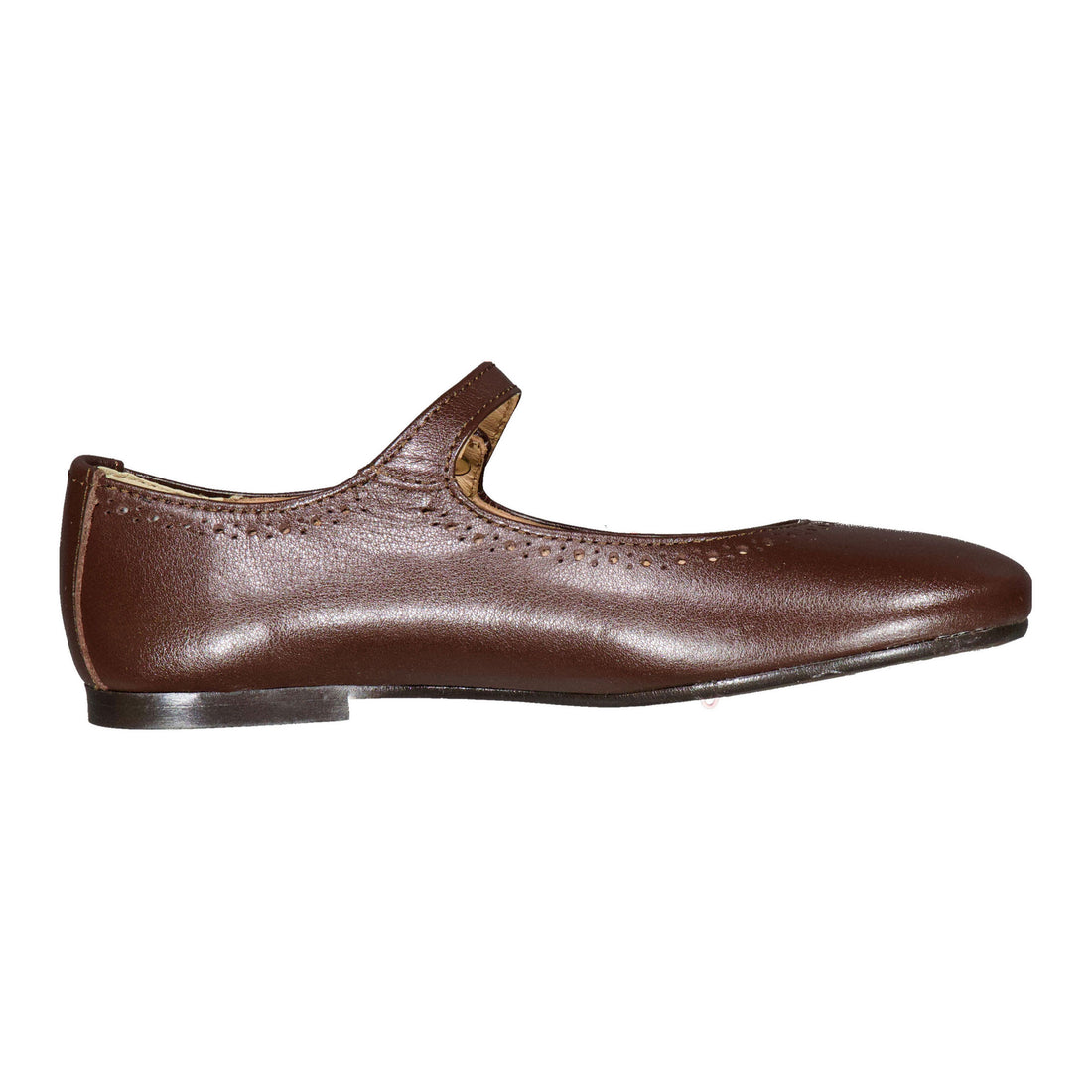 Papanatas Brown Eyelet Mary Jane