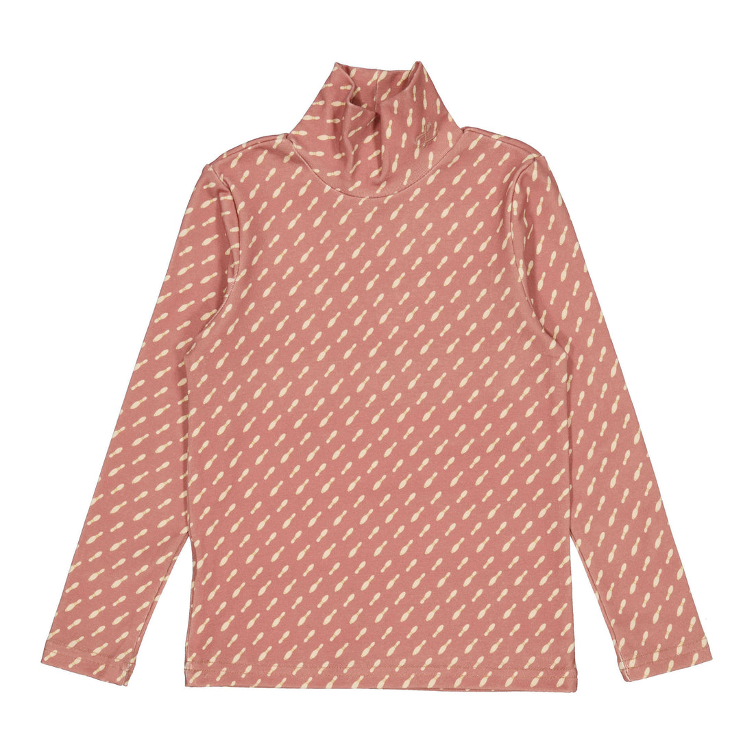 L by Ladida Bowling Print Turtleneck