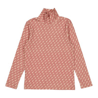 L by Ladida Bowling Print Turtleneck