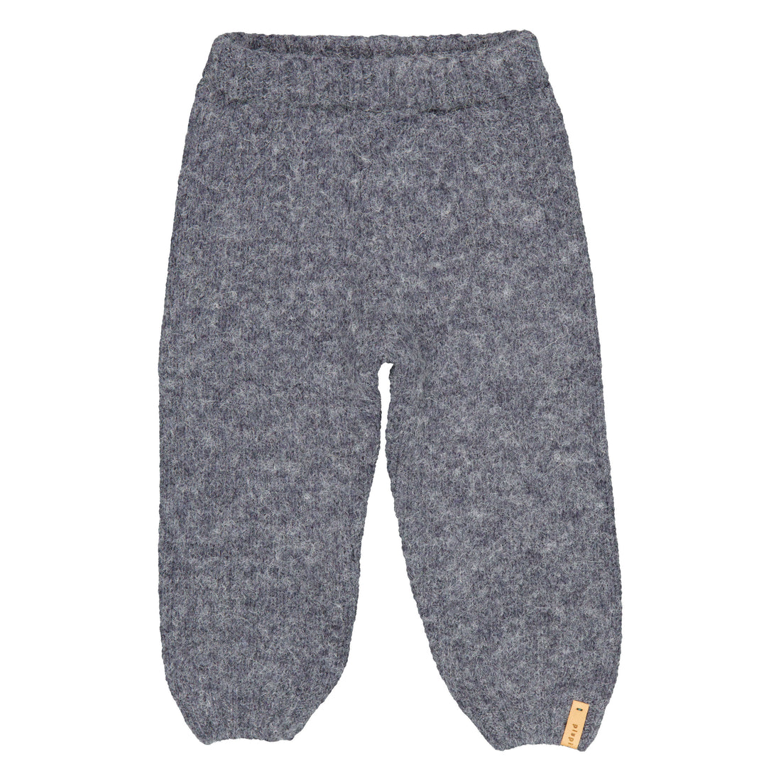 Piupiuchick Dark Grey Knitted Baby Leggings