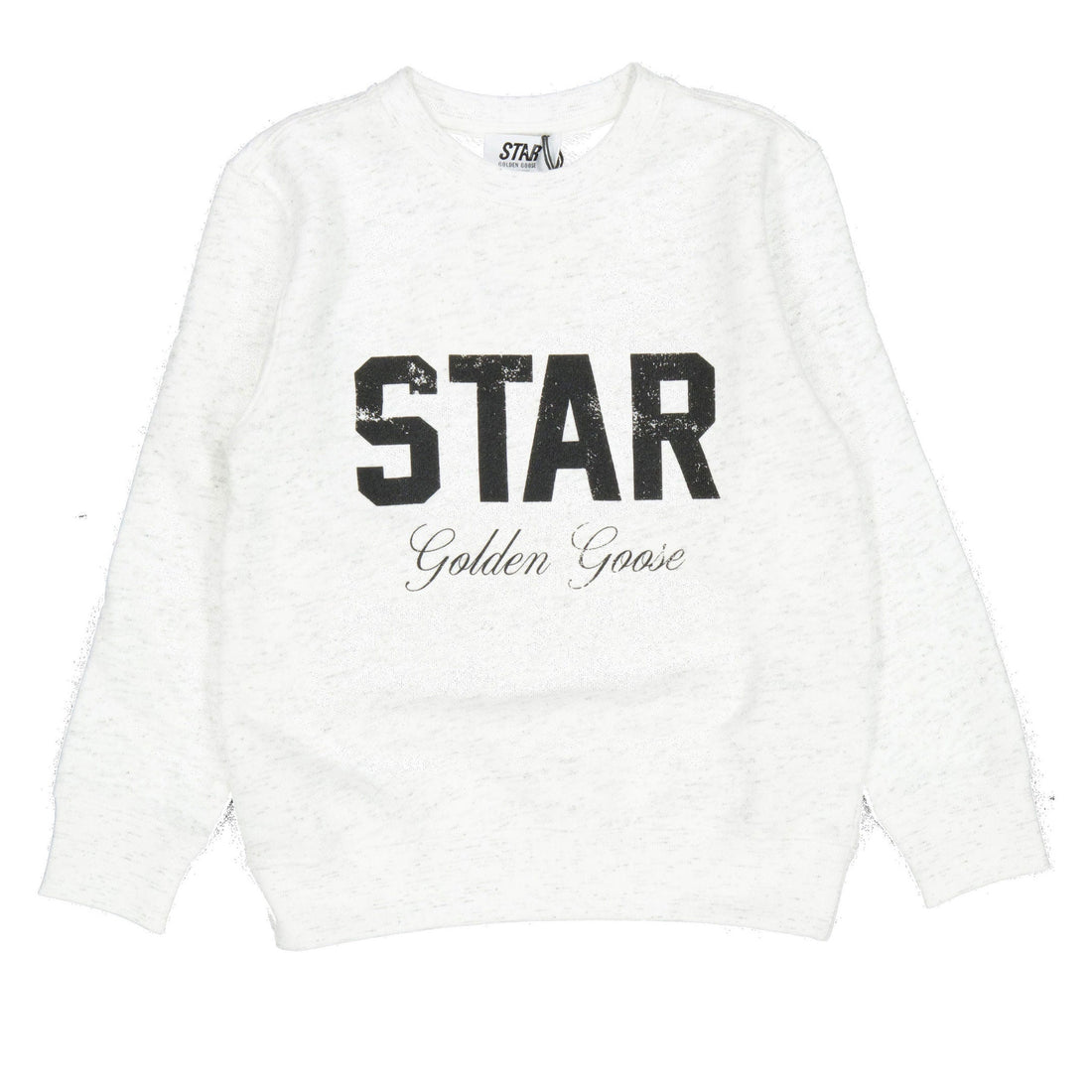 Golden Goose Grey Melange Star Crew Sweatshirt