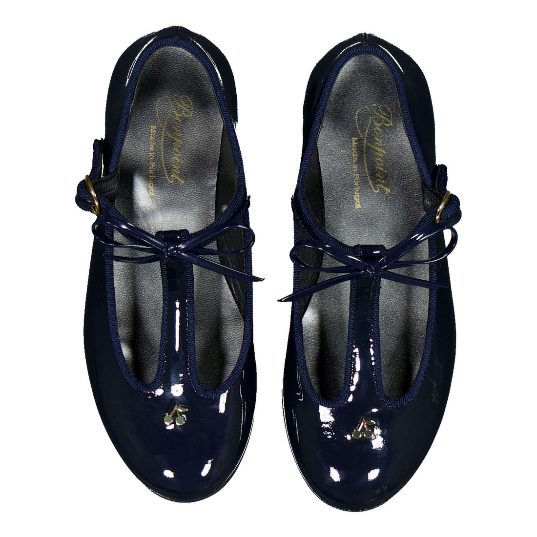 Bonpoint  Midnight Blue Joyce Buckled Shoes