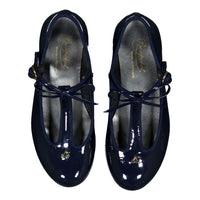 Bonpoint  Midnight Blue Joyce Buckled Shoes