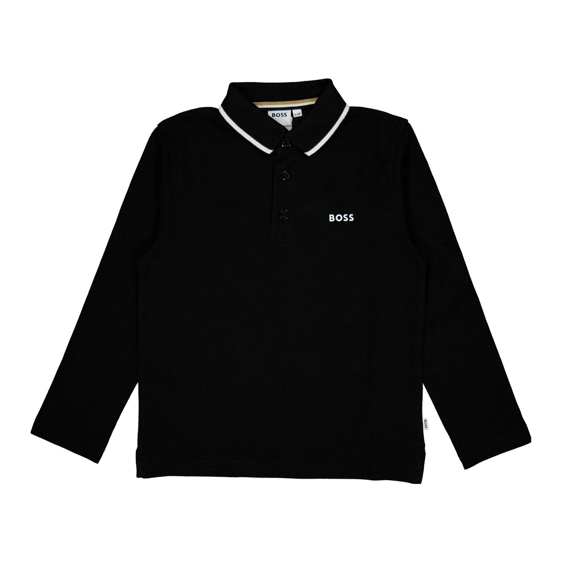 Hugo Boss Black Contrast Trim Collar Polo
