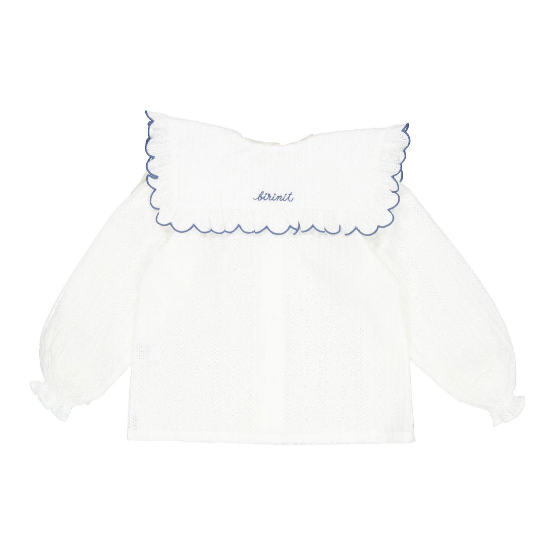 Birinit Ivory Rita Embroidered Blouse